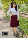 MB Short Party Wear Pleated Skirt Wholesale Price In Surat